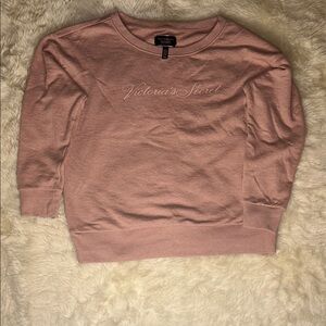 Victoria's Secret Blush Crew Neck Sweat Shirt